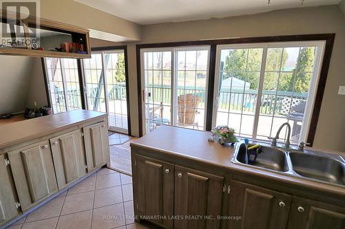 243 Cameron Road, Kawartha Lakes, ON - Indoor Photo Showing Kitchen With Double Sink