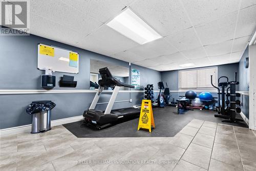 803 - 64 Benton Street, Kitchener, ON - Indoor Photo Showing Gym Room
