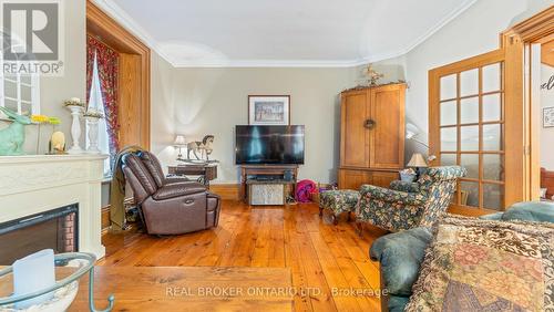 61 King Street N, Brant, ON - Indoor Photo Showing Living Room With Fireplace
