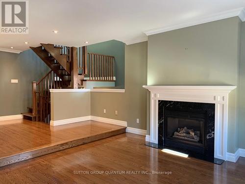 4C - 928 Queen Street W, Mississauga, ON - Indoor Photo Showing Living Room With Fireplace
