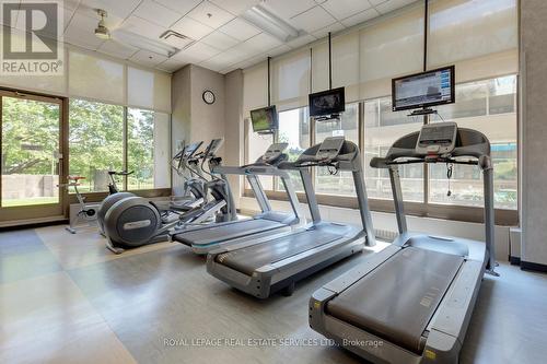 1607 - 2045 Lake Shore Boulevard W, Toronto, ON - Indoor Photo Showing Gym Room