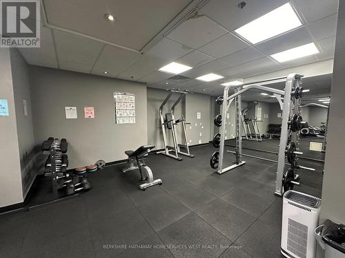 1401 - 38 Joe Shuster Way, Toronto, ON - Indoor Photo Showing Gym Room