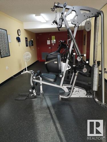 #229 15499 Castle Downs Road Rd Nw Nw, Edmonton, AB - Indoor Photo Showing Gym Room