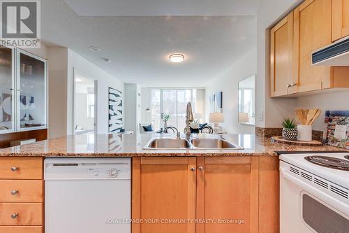 #1265 -313 Richmond St E, Toronto, ON - Indoor Photo Showing Kitchen With Double Sink