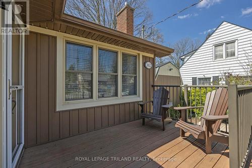 162 Foster Avenue, London, ON - Outdoor With Deck Patio Veranda With Exterior