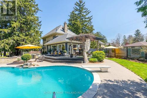 4221 Colonel Talbot Road, London, ON - Outdoor With In Ground Pool