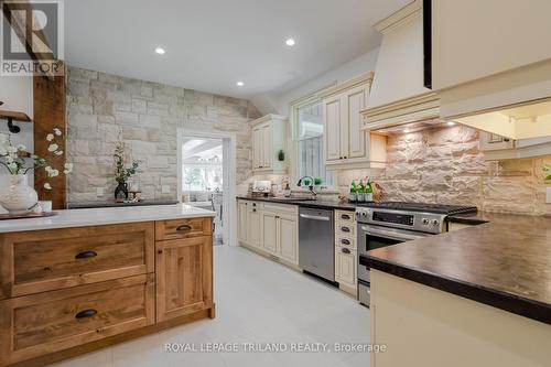 4221 Colonel Talbot Road, London, ON - Indoor Photo Showing Kitchen With Upgraded Kitchen