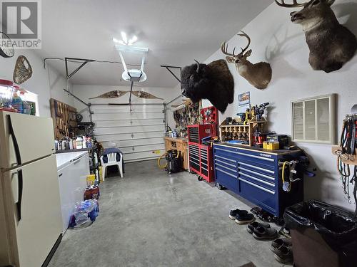 701 Dominion Street, Mcbride, BC - Indoor Photo Showing Garage