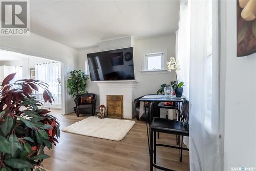 1143 4Th Avenue Nw, Moose Jaw, SK - Indoor With Fireplace