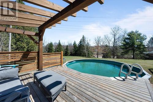 27229 Highway 62 S, Bancroft, ON - Outdoor With Above Ground Pool With Deck Patio Veranda