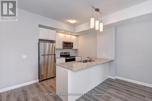 401 - 108 Garment Street, Kitchener, ON - Indoor Photo Showing Kitchen With Stainless Steel Kitchen With Double Sink