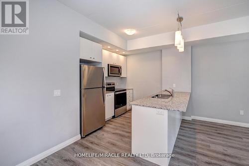 401 - 108 Garment Street, Kitchener, ON - Indoor Photo Showing Kitchen With Stainless Steel Kitchen With Double Sink