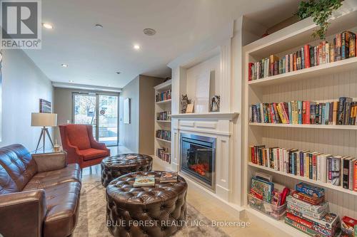 2602 - 330 Ridout Street N, London, ON - Indoor With Fireplace