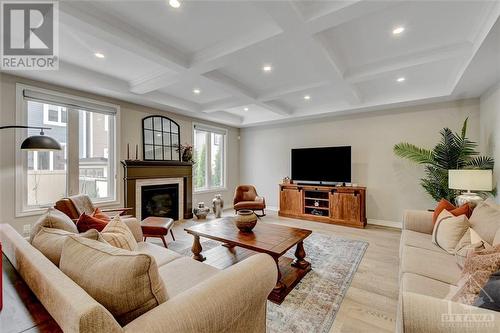 42 Oxalis Crescent, Ottawa, ON - Indoor Photo Showing Living Room With Fireplace