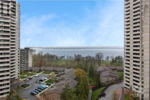 11th floor views of the Ottawa river - 1100 Ambleside Drive Unit#1115, Ottawa, ON - Outdoor With Balcony With Facade