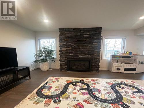 104 Freure Drive, Cambridge, ON - Indoor Photo Showing Living Room With Fireplace