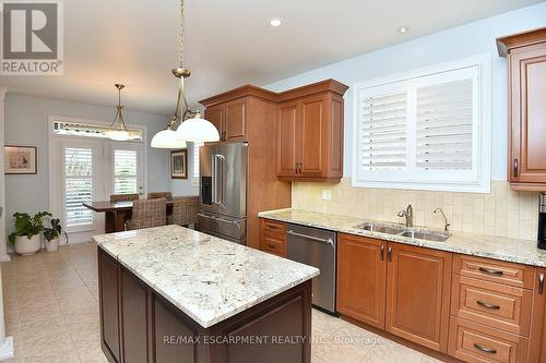 211 Valridge Drive, Hamilton, ON - Indoor Photo Showing Kitchen With Double Sink