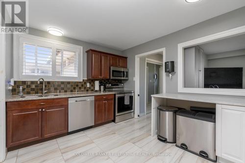 15 Marilyn Crescent, Halton Hills, ON - Indoor Photo Showing Kitchen With Double Sink