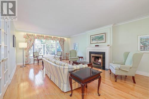50 Montressor Drive, Toronto, ON - Indoor Photo Showing Living Room With Fireplace