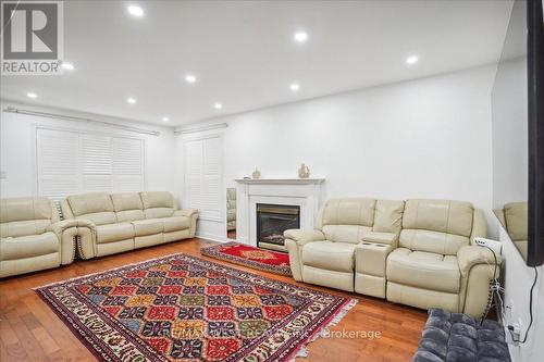 3 Branstone Drive, Whitby, ON - Indoor Photo Showing Living Room With Fireplace