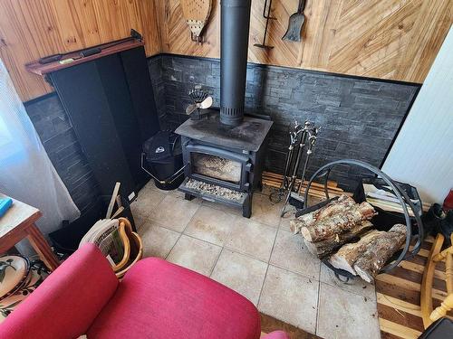 Autre - 370 12E Rang O., Sainte-Justine, QC - Indoor Photo Showing Other Room With Fireplace