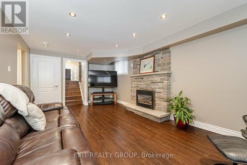 30 Pleasantview Avenue, Brampton, ON - Indoor Photo Showing Living Room With Fireplace