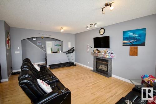 2624 Marion Place Pl Sw Sw, Edmonton, AB - Indoor With Fireplace