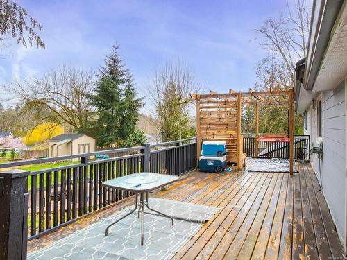 911 Deloume Rd, Mill Bay, BC - Outdoor With Deck Patio Veranda With Exterior