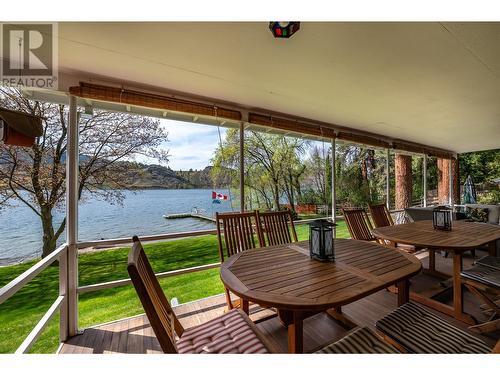 350 Eastside Road, Okanagan Falls, BC - Outdoor With Body Of Water With Deck Patio Veranda With Exterior