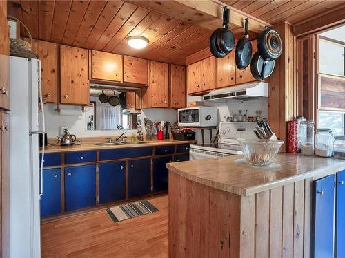 106 Quadra Loop, Quadra Island, BC - Indoor Photo Showing Kitchen With Double Sink