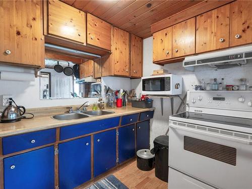 106 Quadra Loop, Quadra Island, BC - Indoor Photo Showing Kitchen With Double Sink