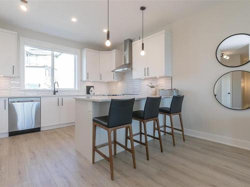 102-2576 Obsidian Pl, Langford, BC - Indoor Photo Showing Kitchen With Upgraded Kitchen