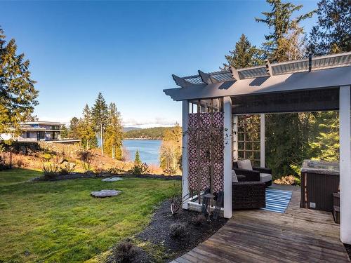 1810 Lands End Rd, North Saanich, BC - Outdoor With Body Of Water With Deck Patio Veranda