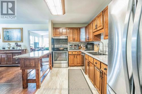 4372 Train Street, New Tecumseth, ON - Indoor Photo Showing Kitchen With Double Sink