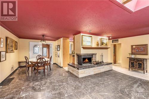 49 Delong Drive, Ottawa, ON - Indoor Photo Showing Living Room With Fireplace