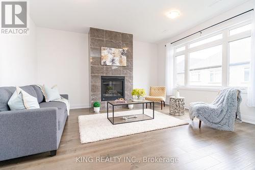 184 Franklin Trail, Barrie, ON - Indoor Photo Showing Living Room With Fireplace