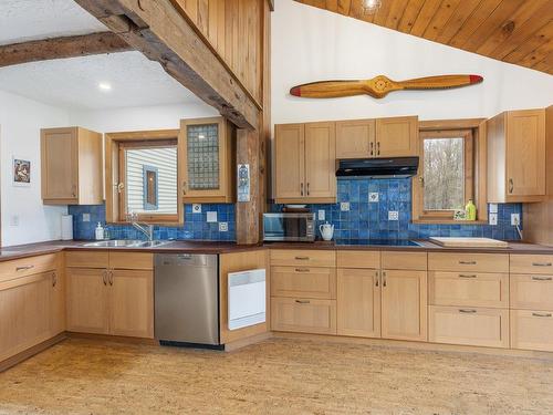 Kitchen - 101 Ch. Soles, Lac-Brome, QC - Indoor Photo Showing Kitchen With Double Sink