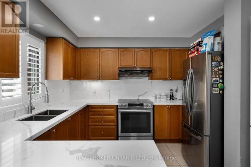 27 Taverner Crescent, Ajax, ON - Indoor Photo Showing Kitchen With Double Sink