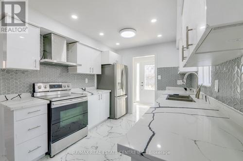 50 Budworth Drive, Toronto, ON - Indoor Photo Showing Kitchen With Stainless Steel Kitchen With Double Sink