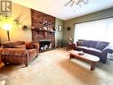 515 Main Street, Turtleford, SK  - Indoor Photo Showing Living Room With Fireplace 