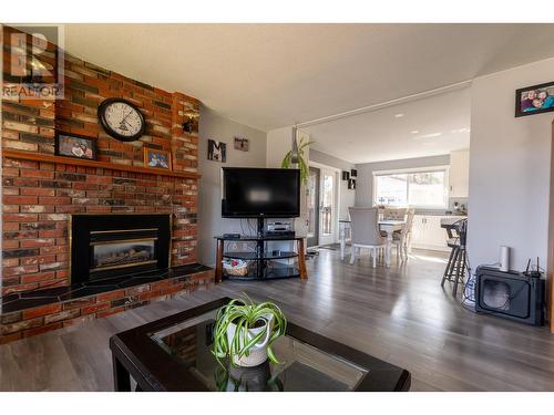 5453 Lehman Street, Prince George, BC - Indoor Photo Showing Living Room With Fireplace