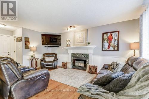 10 Summerfield Avenue, Hamilton, ON - Indoor Photo Showing Living Room With Fireplace