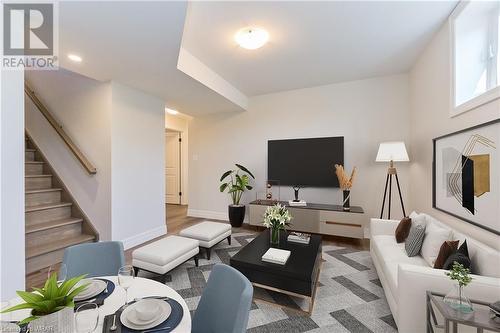 Virtually Staged - 297 Hill Street E, Fergus, ON - Indoor Photo Showing Living Room