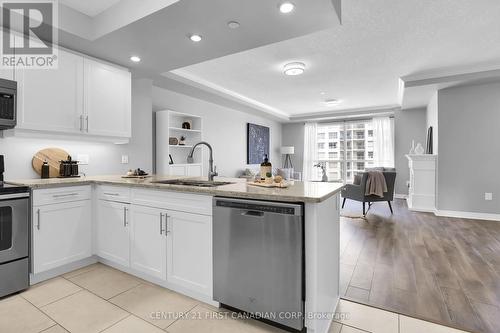 2101 - 330 Ridout Street, London, ON - Indoor Photo Showing Kitchen With Stainless Steel Kitchen With Upgraded Kitchen