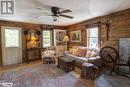 1429 Tamarack Lake Road, Highlands East, ON  - Indoor Photo Showing Living Room With Fireplace 