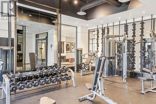 1614 - 1480 Bayly Street, Pickering, ON - Indoor Photo Showing Gym Room