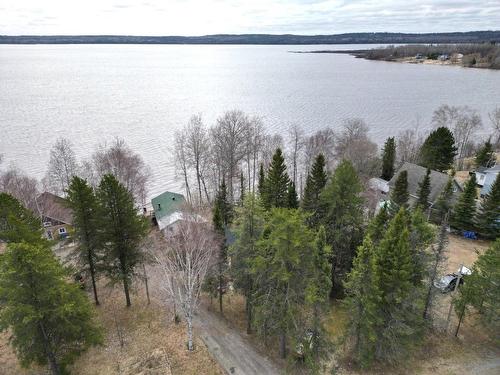 Aerial photo - 323 Ch. Du Lac-Fiedmont, Barraute, QC - Outdoor With Body Of Water With View