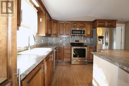 15 Woodford Drive, Deer Lake, NL - Indoor Photo Showing Kitchen With Stainless Steel Kitchen