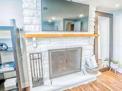 7 Treadgold Cres, Toronto, ON - Indoor With Fireplace