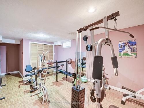 1101 Shagbark Cres, Mississauga, ON - Indoor Photo Showing Gym Room